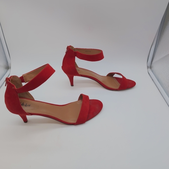 Stylish Red Heels by Style And Co. For Macy's Sz 12 - Picture 6 of 8